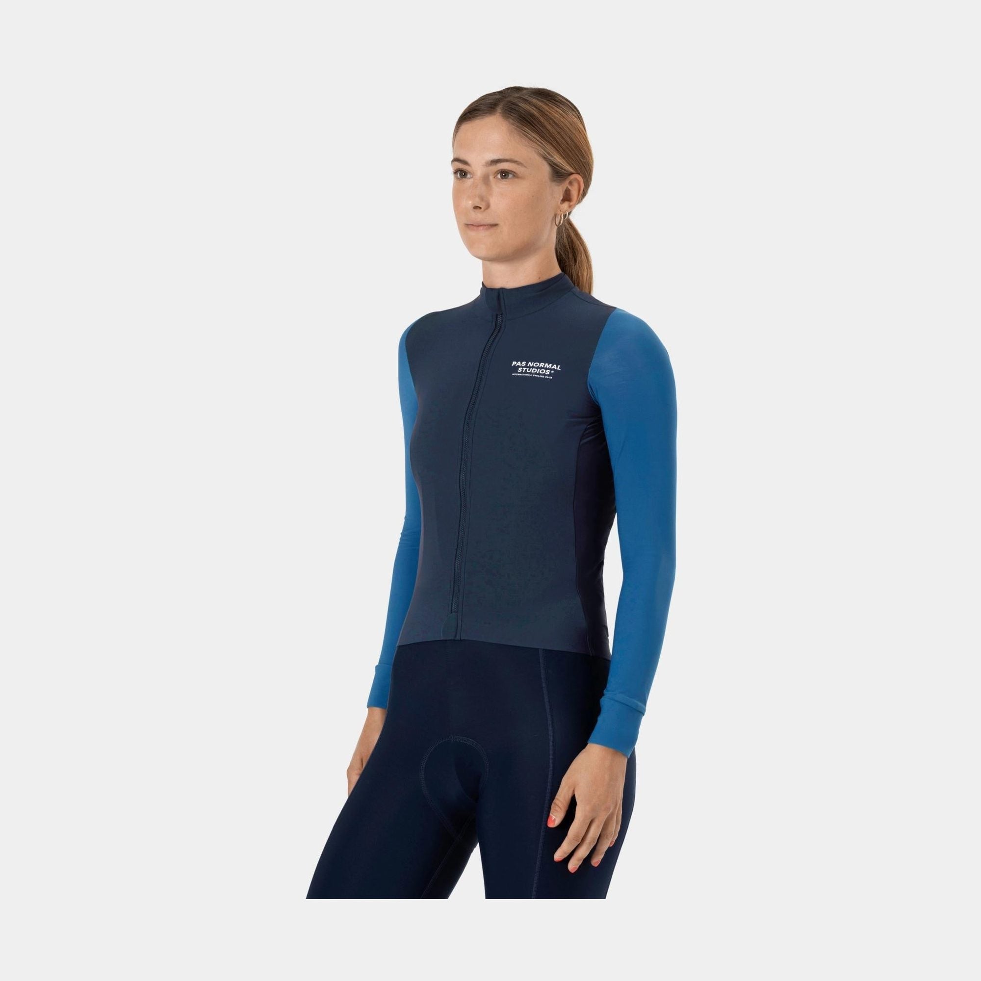 Pas Normal Studios - Women's Mechanism Long Sleeve Jersey - Dusty Navy