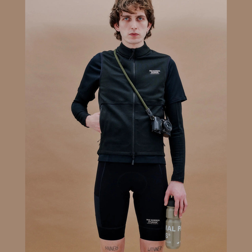 Pas Normal Studios - Escapism Performance Fleece Vest Men - Black