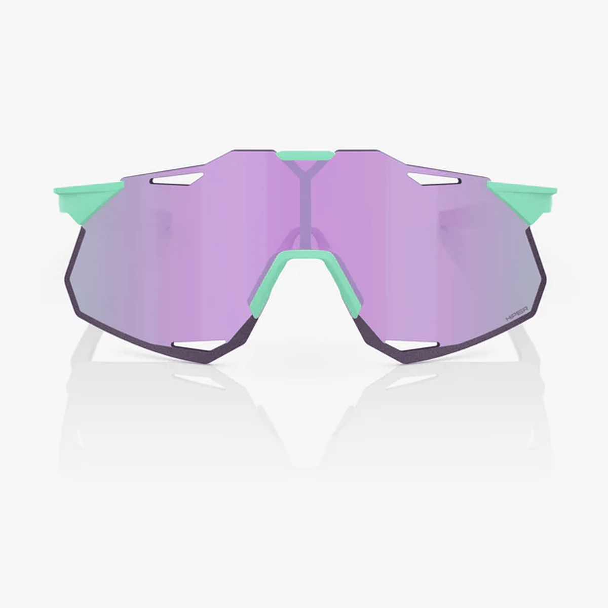 100% - HYPERCRAFT XS - Soft Tact Mint - HiPER Lavender Mirror Lens