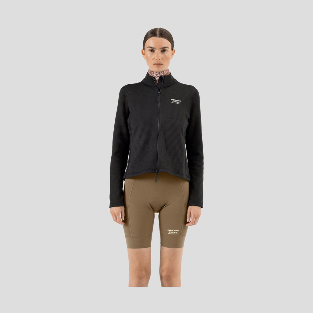 Pas Normal Studios - Women's Escapism Performance Fleece Zip - Black